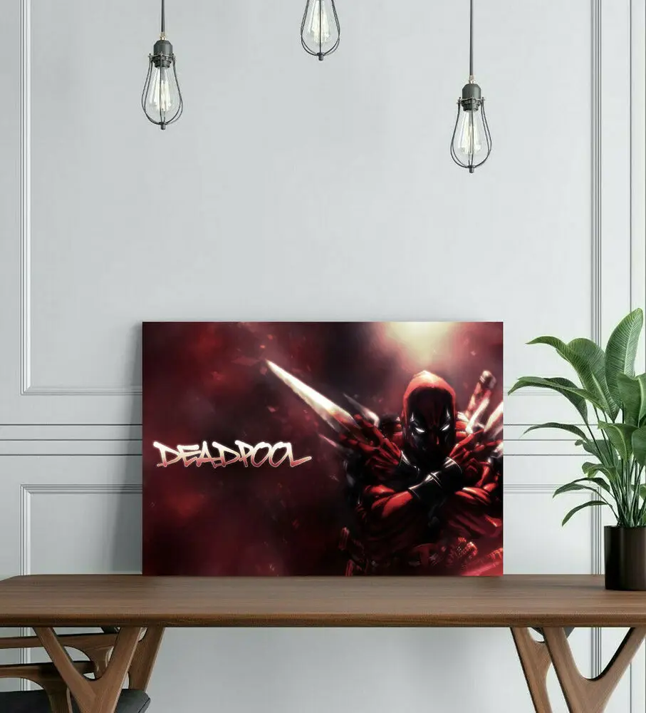 Дедпул 5 без рамки холст стена искусство комикс супергерой картина бумага
