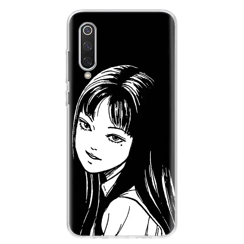 junji ito terror horror anime phone case for xiaomi redmi note 10 10s 9 9s 8 8t 11t 11 pro 11s 9a 9c 9t 7 8a 7a fashion cover free global shipping