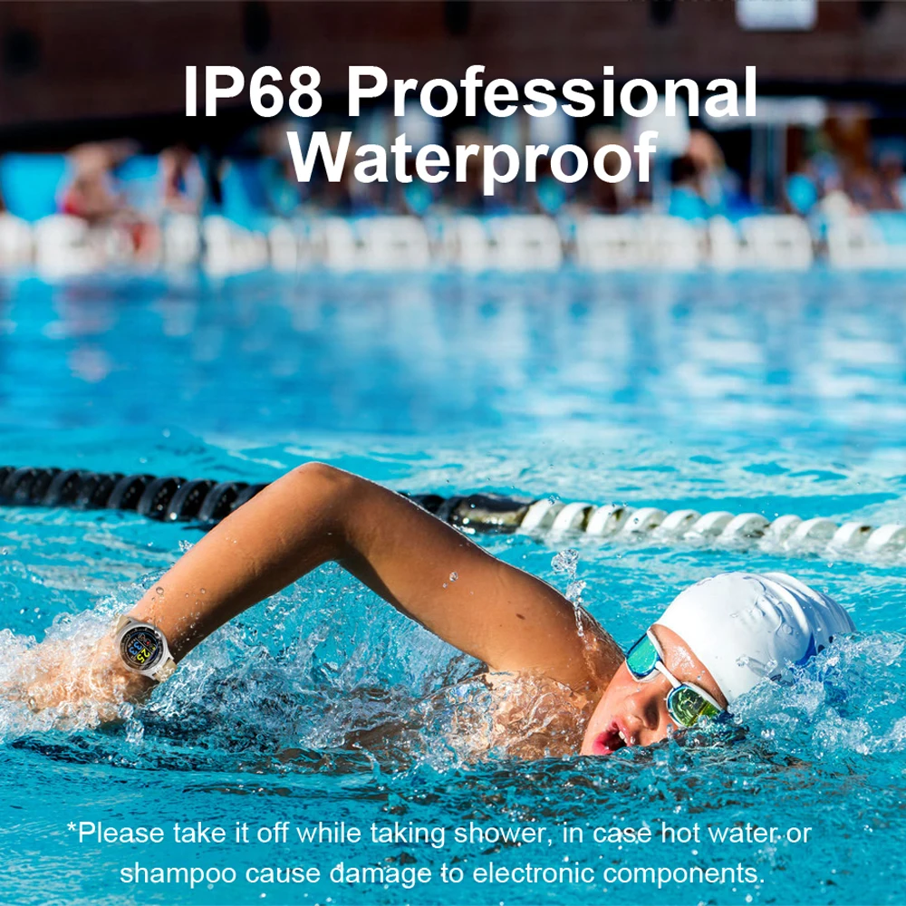 Модные Фитнес IP68 Водонепроницаемые мужские и женские Смарт часы браслет сообщение уведомления о расстоянии