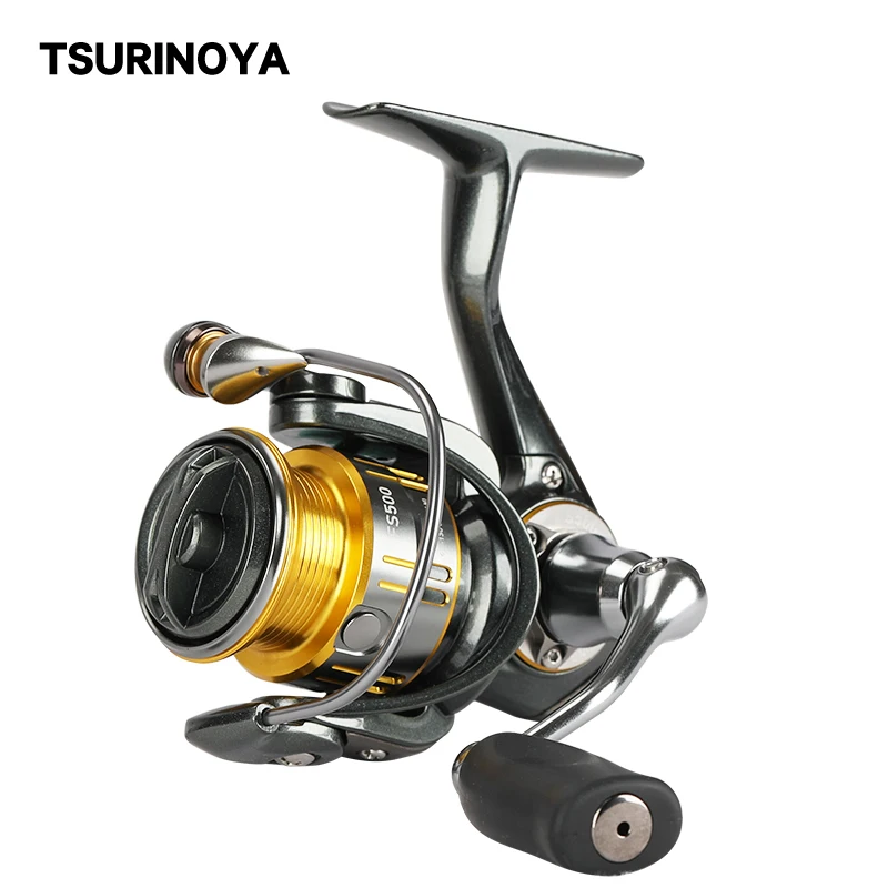 Спиннинговая Рыболовная катушка TSURINOYA FS500 165 г 4 кг 9 + 1 приманки Finessn Shllow