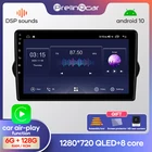 Автомагнитола Prelingcar, Android 10,0, 2 din, DVD, мультимедийный видеоплеер, GPS-навигация для Fiat EGEA 2015-2018, Восьмиядерный DSP IPS