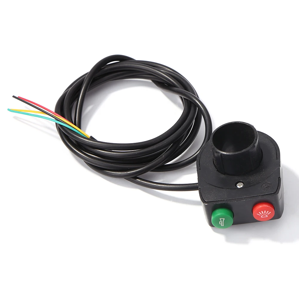 Универсальный для е-байка головной светильник хвост Рог переключатель 2in1