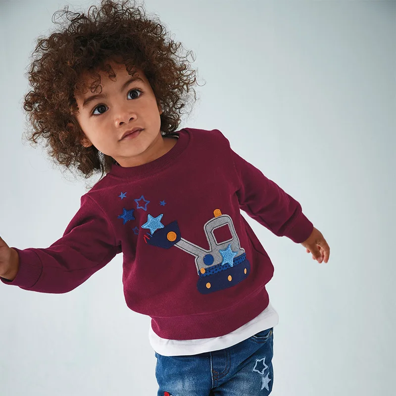 Толстовки для девочек Детский свитер Пуловер С Рисунком Слона маленьких Топы