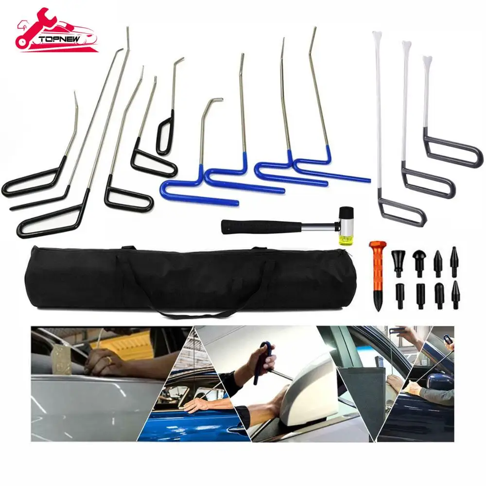 Preço Hastes Ganchos Dent Extrator Dent Lifter Luz Da Lâmpada Slide Martelo Carro Dent Removedor Kit Cola Vara Remoção Hastes Granizo Conjunto De Ferramentas