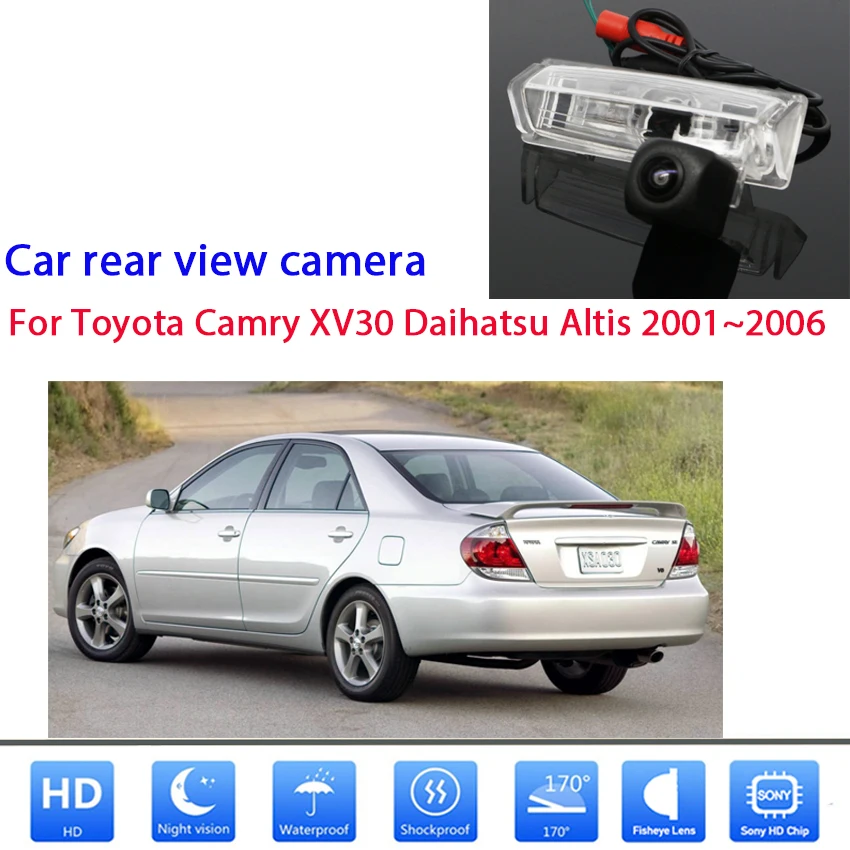 Резервная камера заднего вида HD ночного видения для Toyota Camry XV30 Daihatsu Altis 2001 2002 2003 2004