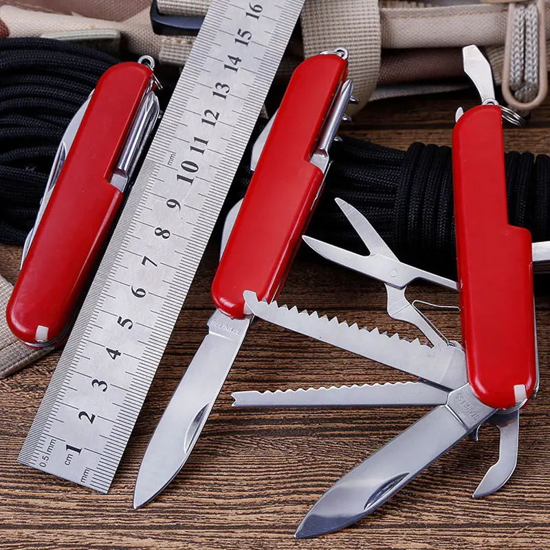 

Многофункциональный карманный складной нож для улицы, многофункциональный керамбит, охотничий складной нож, лезвие, шестерня, отвертка, но...