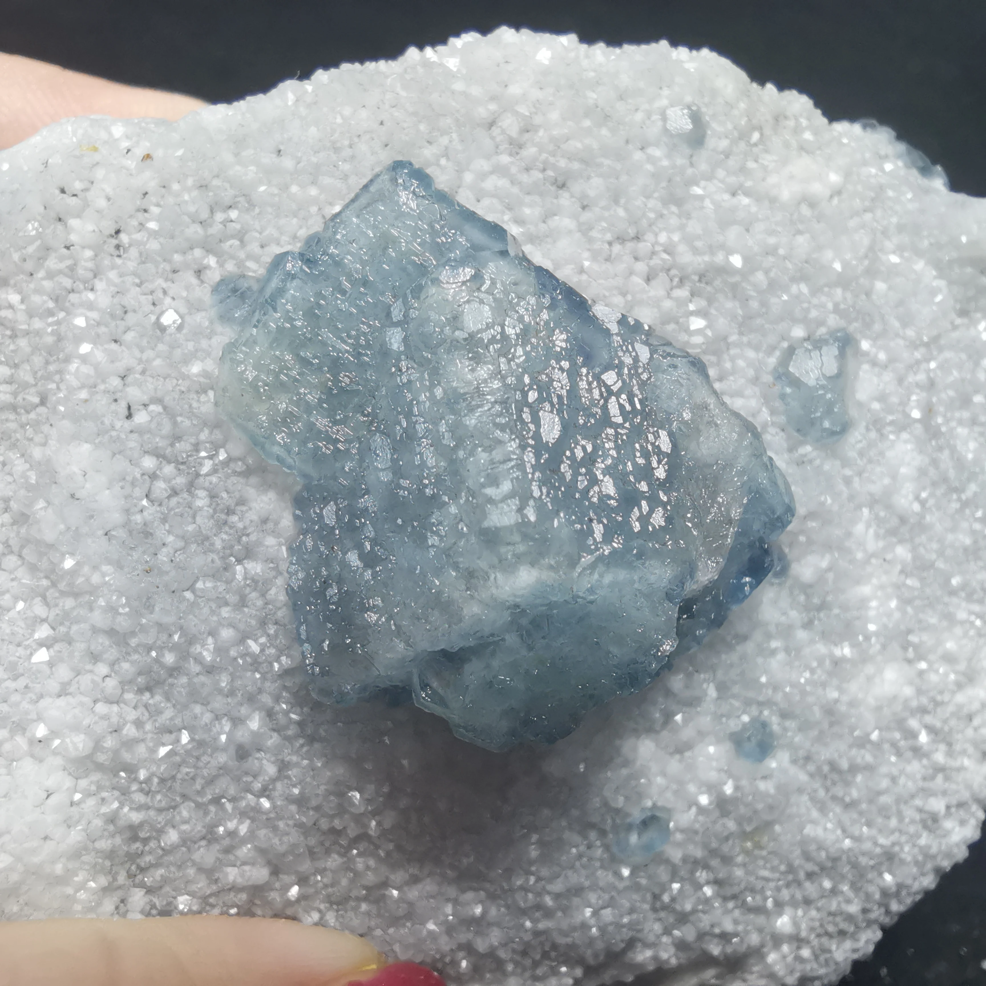 

418.7gNatural crystal, blue green fluorite, crystal mineral, crystal specimen