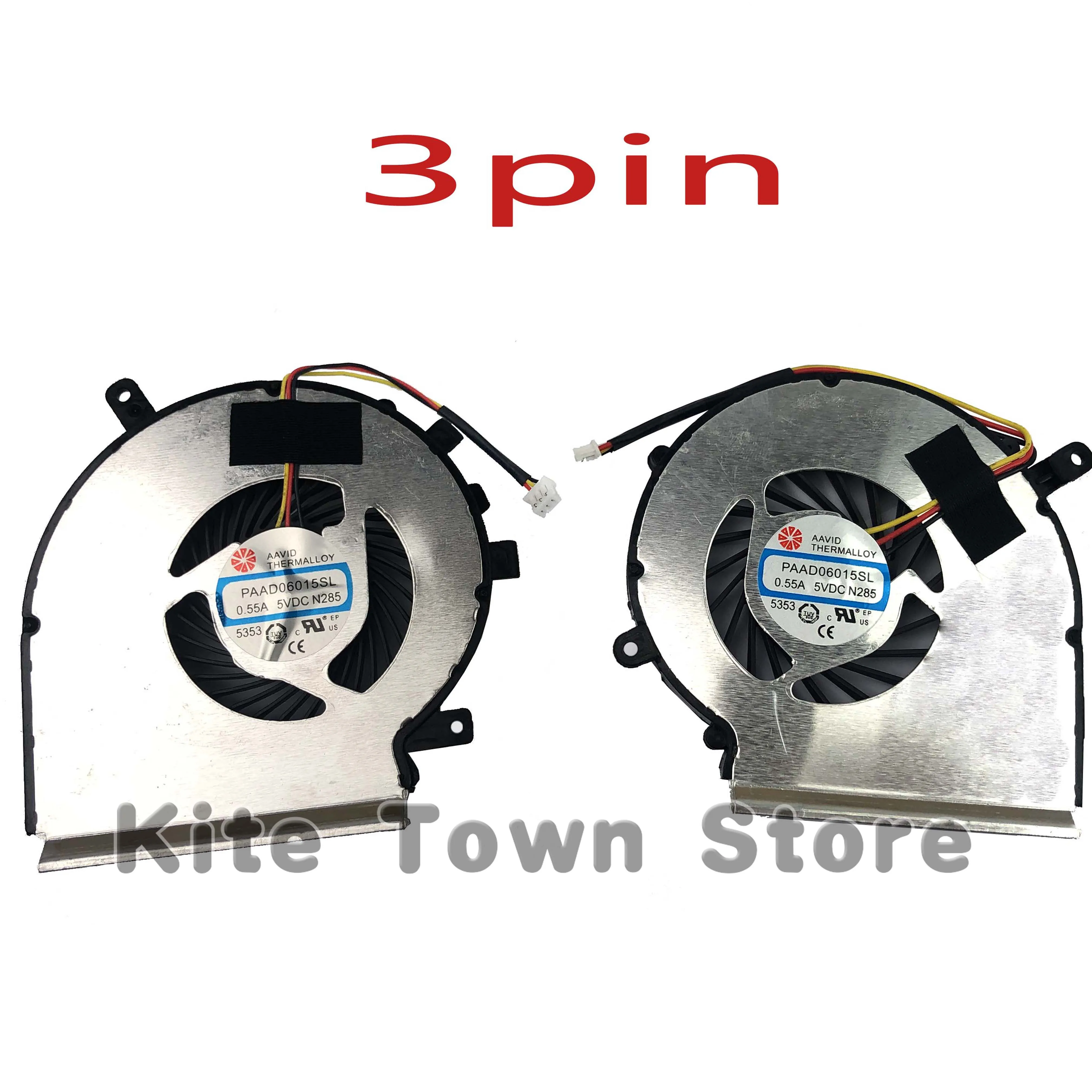 

New CPU GPU Cooling Fan for MSI GE62 GL62 GE72 GL72 GP62 GP72 PAAD06015SL 3PIN
