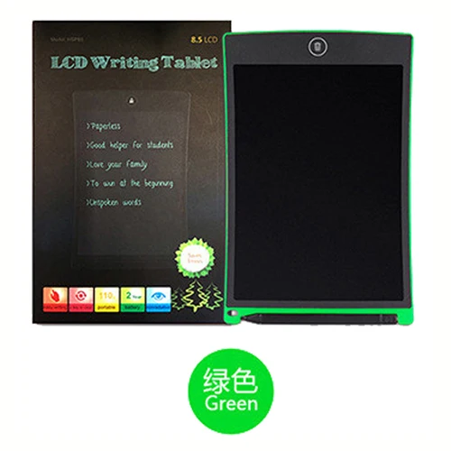 8.5 inch green 4,4/8,5/12 дюймов игрушки для рисования ультра-тонкие планшеты портативная ЖК-доска для письма е-писателя дети умные Ранние развивающие дети - Цвет: 8.5 inch green