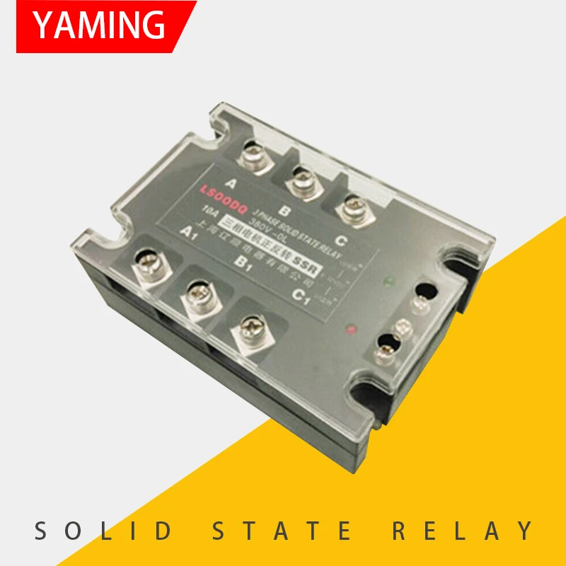 

Solid State Relay LSR-3ZF-10A Three-phase Motor Reversible Six Screws Terminals 10A 25A 40A SSR3 JGX-3