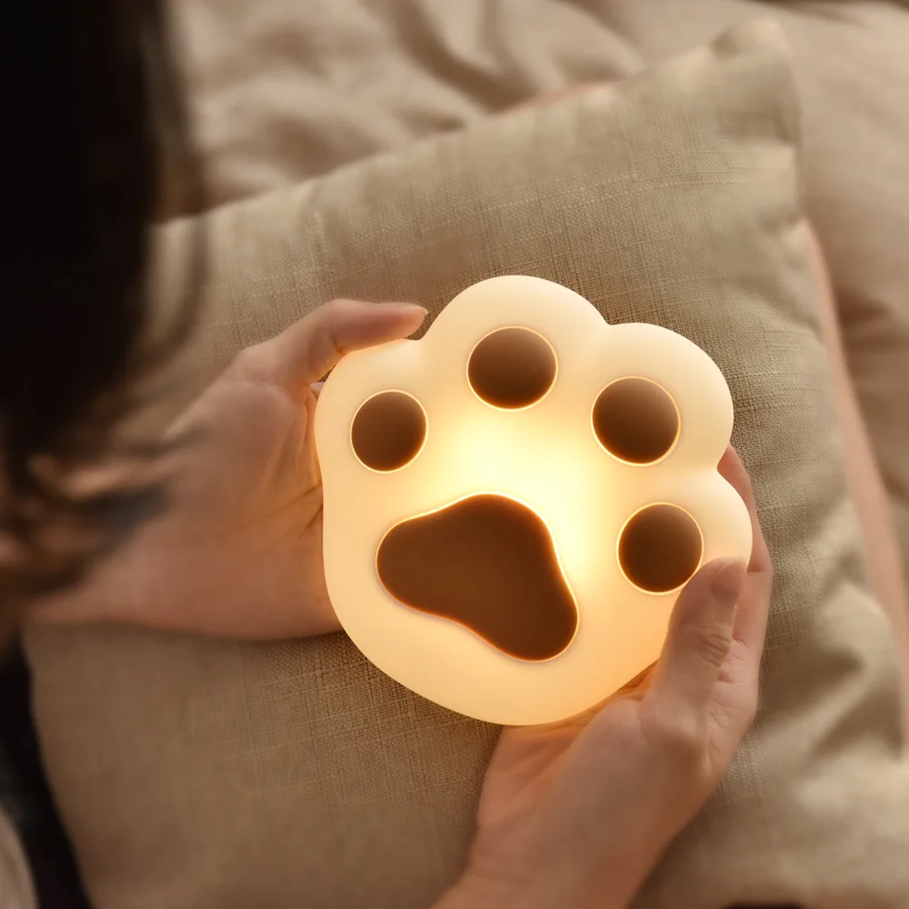 

New and Unique Night Light USB Rechargeable Magnetic Wall Light Cat Claw Silicone LED Toy Lamp Children's Companion Table Lamp