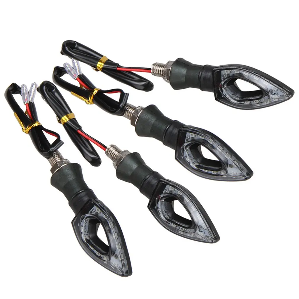 

1PC Motorcycle Turn Signal Indicators 12 LED 12V Motorbike Lamp Super Bright Signal Light Universal Autobike Lamps