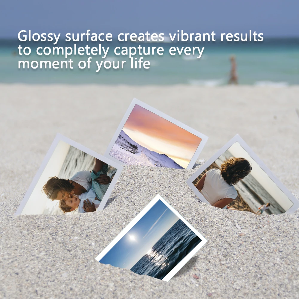 Фотобумага InkExpress с липкой спинкой 5 коробок для HP звездочка фотопринтер