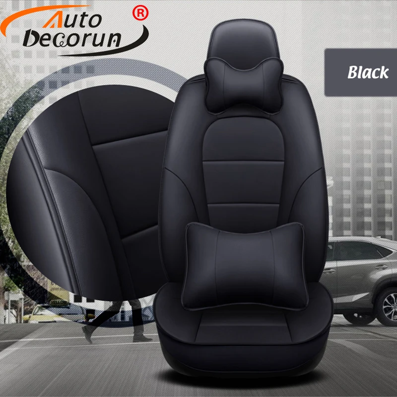 Чехлы AutoDecorun на сиденья автомобиля из натуральной кожи Защитные чехлы для Mercedes Benz
