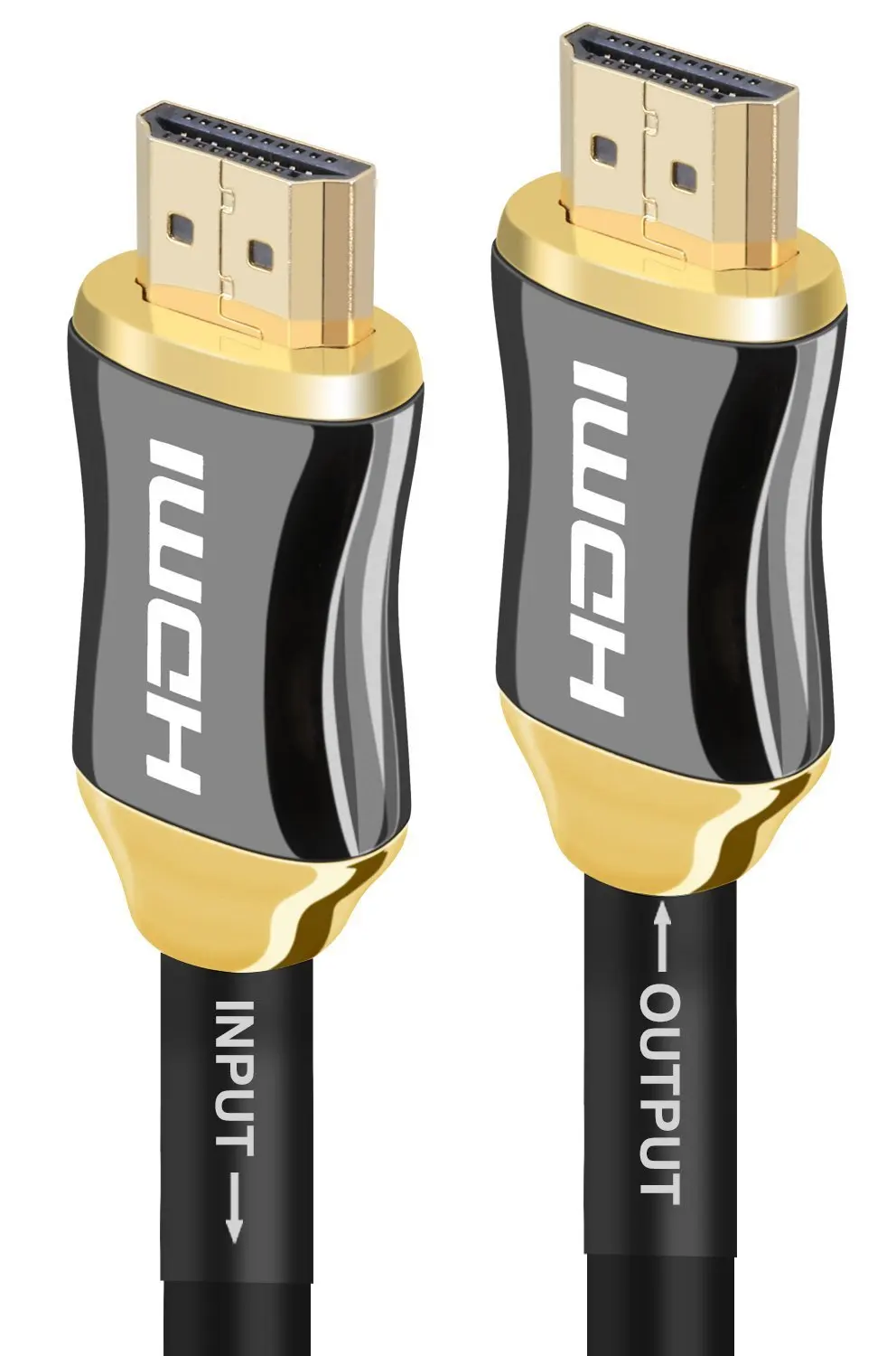 

High quality 1080P Micro HDMI to HDMI Gold Plated HDMI connector for HDTV Projector Mobile phone Flat Camera