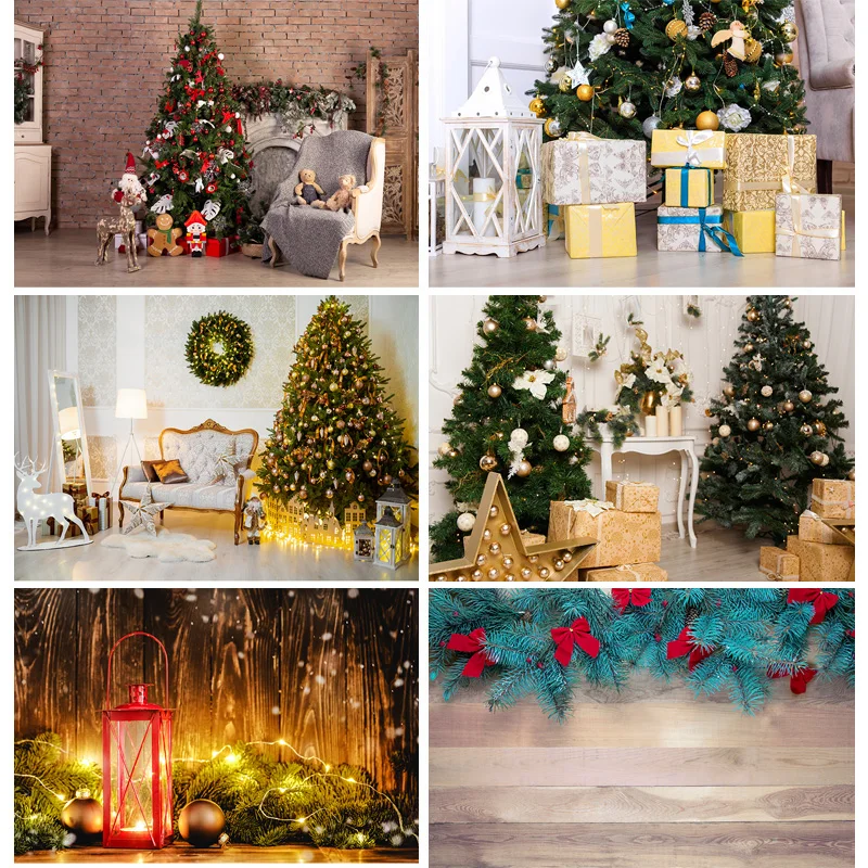 

SHENGYONGBAO Art Fabric Photography Backdrops Christmas day Theme Photography Background 91106DJ-03