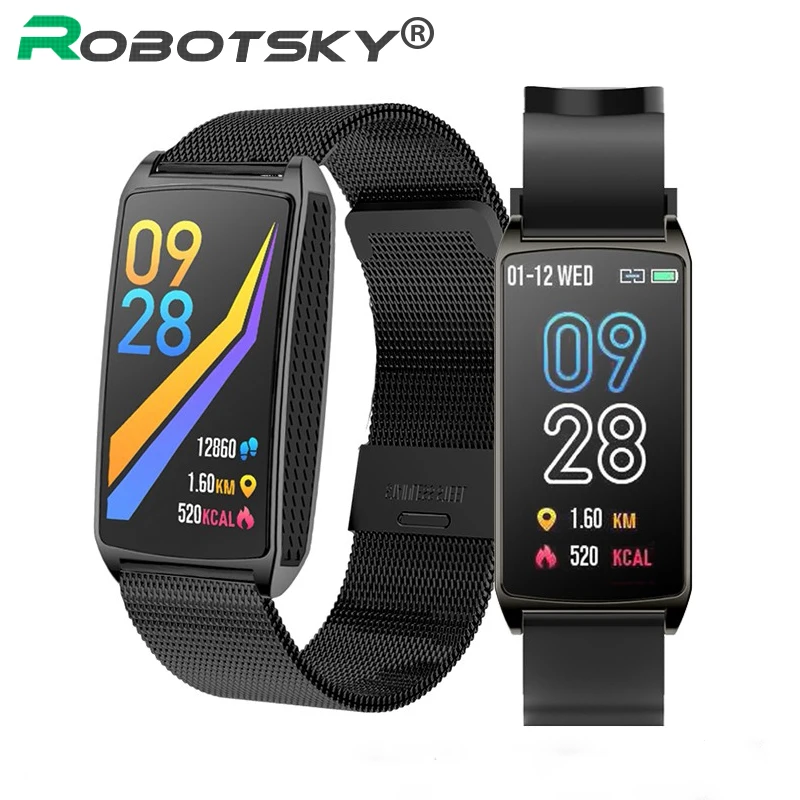 GT58 для мужчин и женщин смарт-браслет PPG+ ECG+ HRV монитор сердечного ритма здоровья проверка браслет уведомления о звонках анти-потеря напоминание браслет