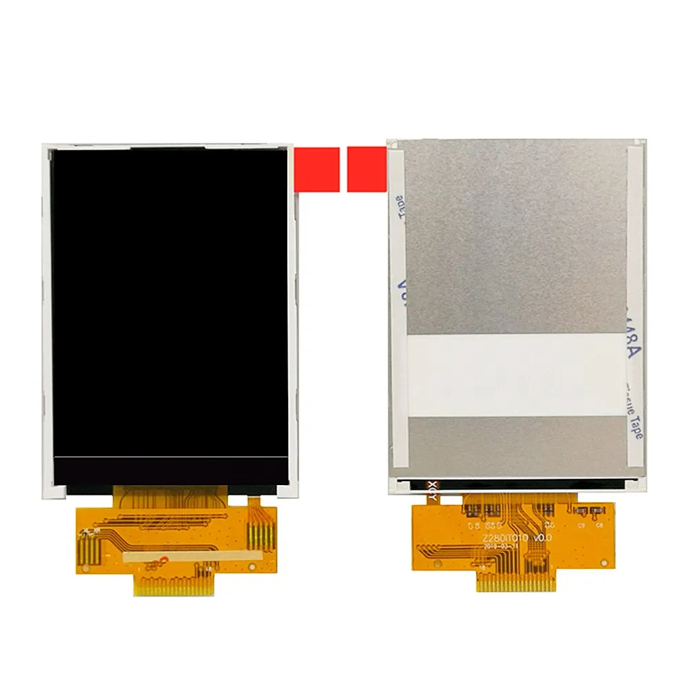 2 8-дюймовый TFT ЖК-дисплей экран дисплей последовательный порт SPI ILI9341 18PIN 4IO может
