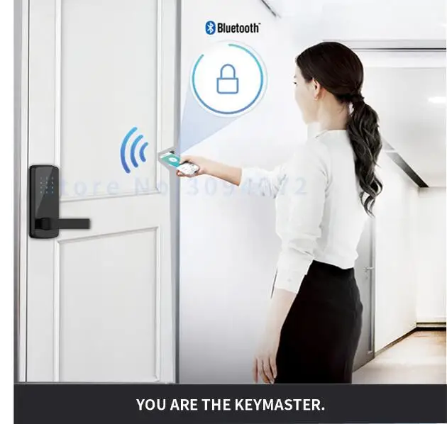 Электронный дверной замок без ключа Умный Замок приложение карта RIFD Bluetooth цифровой дверной замок для дома и квартиры безопасности