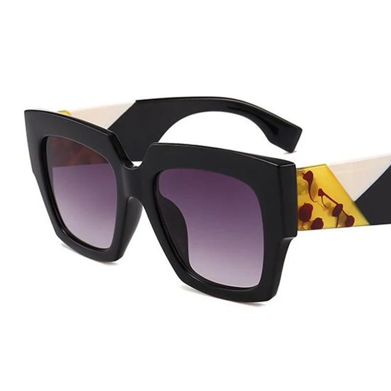 2020 Квадратные Солнцезащитные очки для женщин большие квадратные солнцезащитные