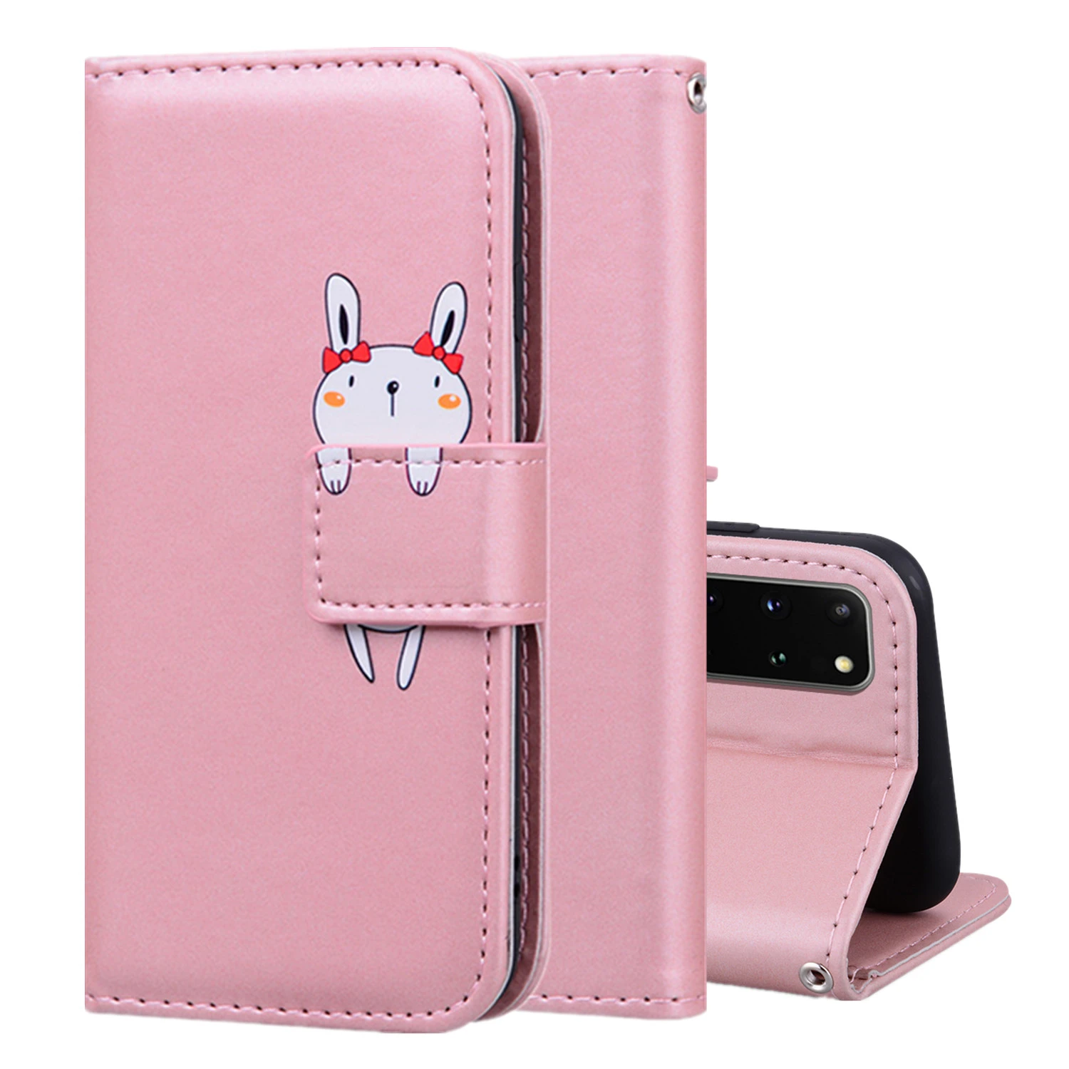 

Cartoon Animal Case For Samsung Galaxy S20 Uitra Note 20 9 10 Pro S10E S8 S9 S10 S20 Plus Lite Case Leather Wallet Full Cover