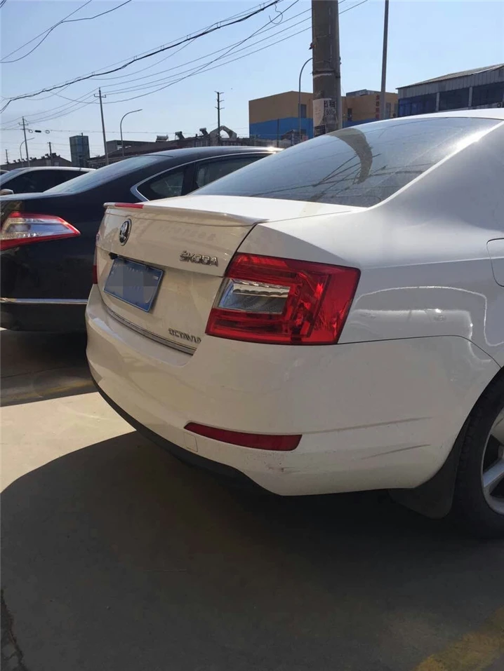 Спойлер для Skoda Octavia отражатели w АБС пластик заднего крыла автомобиля Праймер