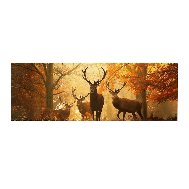 

Elk Forest for Truck Jeep Suv Pickup 3D Rear Windshield Decal Sticker Decor Rear Window Glass Poster 57.9 x 18.1 Inch