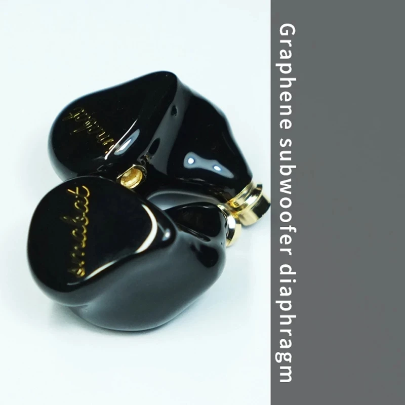 

Smabat Black Bat In-Ear Around the ear 10mm Graphite Speaker Strongest Bass Black Gem Surface HD Sound Quality Type C Cable