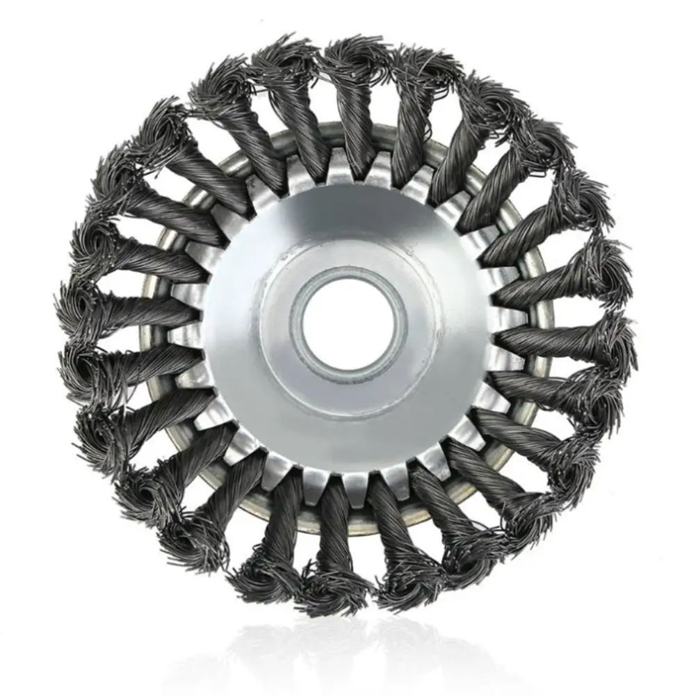 

6inch Steel Wire Wheel Brush Grass Trimmer Head Weed Cortacesped Desbrozadora Accesorios Mower Garden Care Weed Remover