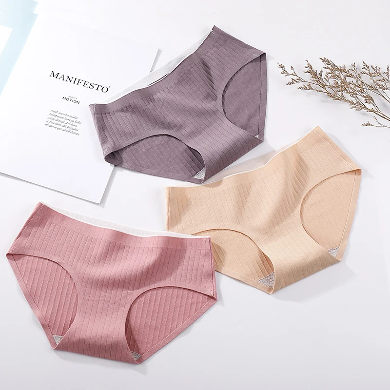 

panties for women cotton underwear sexy seamless comfort underpants brief set knickers intimates lingerie dropshipping 3 pcs/lot