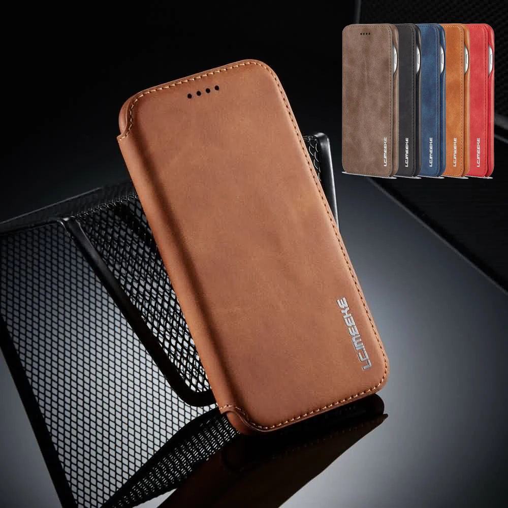 LLZ.COQUE Магнитный кожаный кошелек для телефона для IPhone X XS MAX XR 11 Pro Max 6 6S 7 8 Plus SE 5S 5 Flip Apple Pu Cover Coque on.