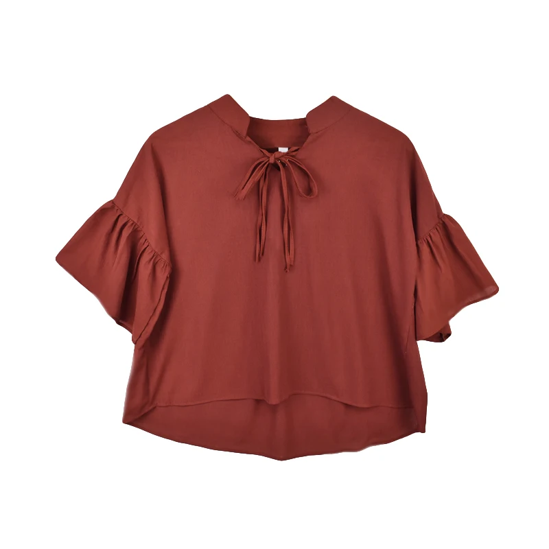 Summer women New Style Fresh Sweet blouse Female Stand collar Chiffon Shirt Casual blusas mujer de moda HH095 | Женская одежда