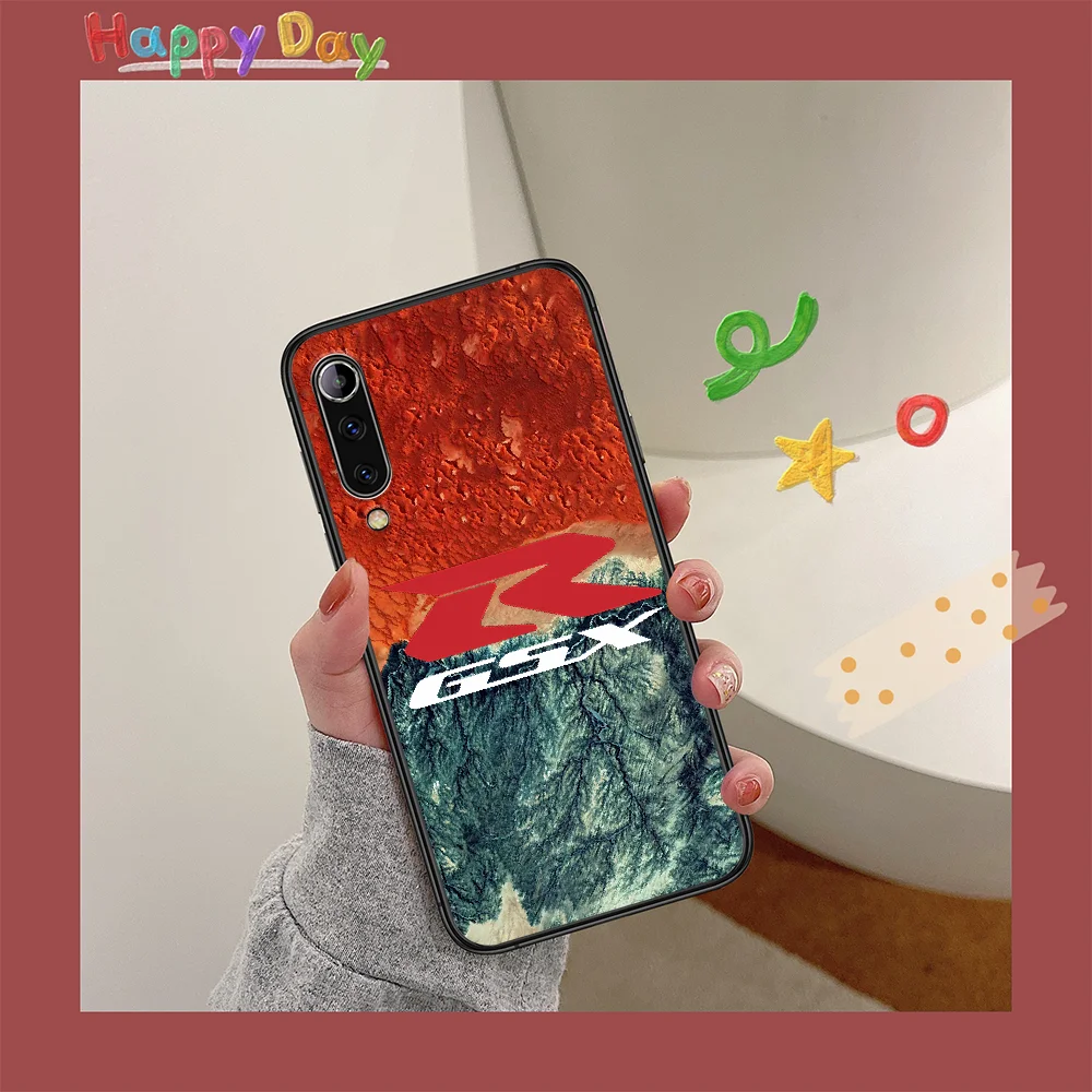 

Suzuki Gsxr Gsx R Phone Case For XIAOMI MI Note 8 9 T 10 Pro Lite SE A2 A3 POCO X M MAX 2 3 black Funda Luxury Back 3D Hoesjes