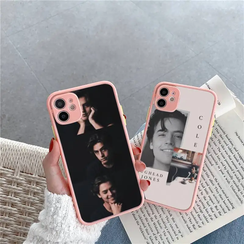 

American TV Riverdale Series Cole Phone Case Pink matte transparent For iPhone 7 8 x xs xr 11 12 pro plus max mini Clear Funda