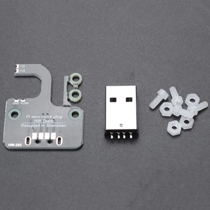 2 шт. Micro Usb для Type A плата адаптера Плата расширения источник питания Raspberry Pi Zero V1.3/ W