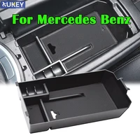car armrest storage box for mercedes benz c glc class w205 c180 c200 c260 c300 glc200 glc260 glc300 central console tray pallet
