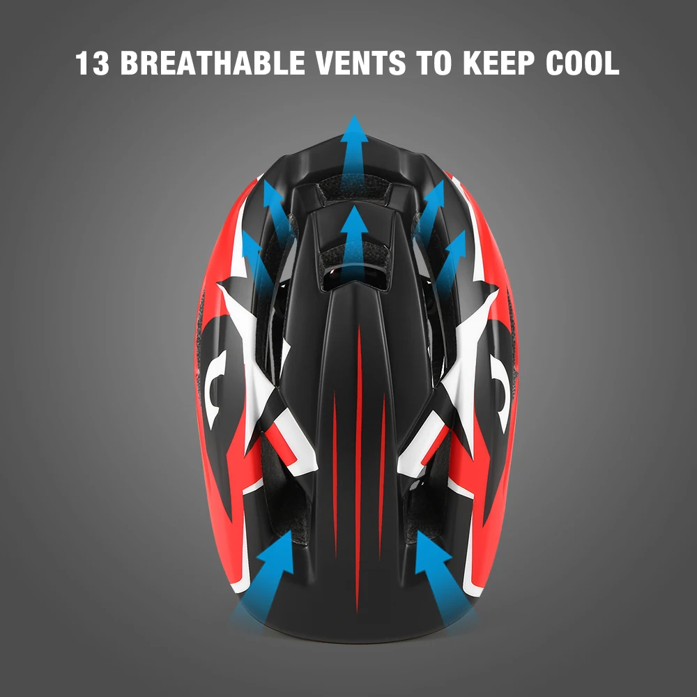 Lixada детский съемный шлем с полным лицом спортивный защитный для езды на