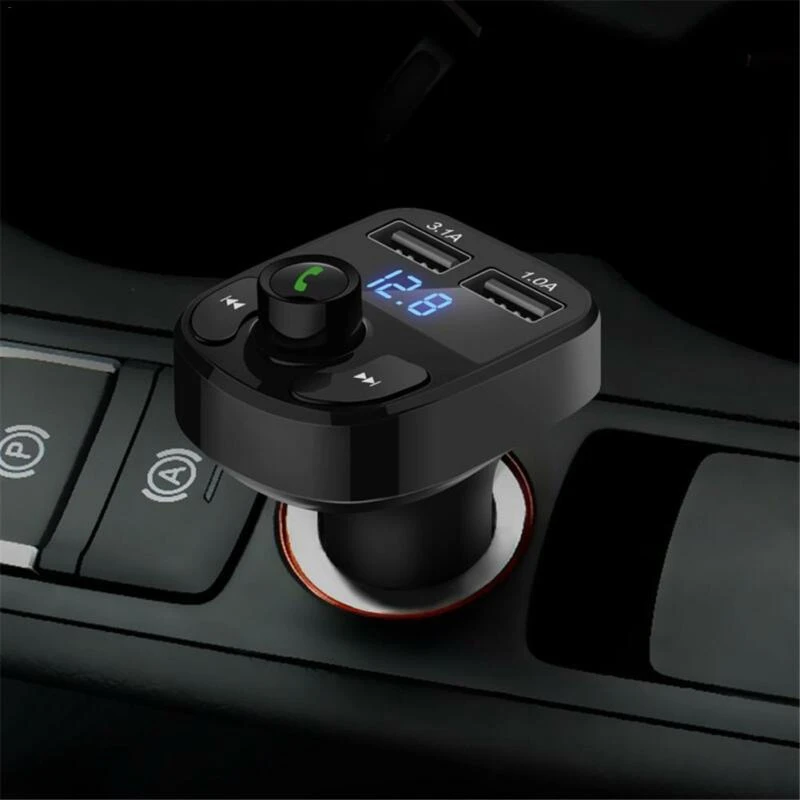Bluetooth fm-передатчик беспроводной радио адаптер MP3-плеер двойной USB Автомобильное зарядное устройство