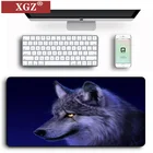Коврик для мыши в виде волка XGZ подходит для настольного коврика, защиты глаз, удобный Нескользящий Резиновый Коврик для компьютерной игры Csgo