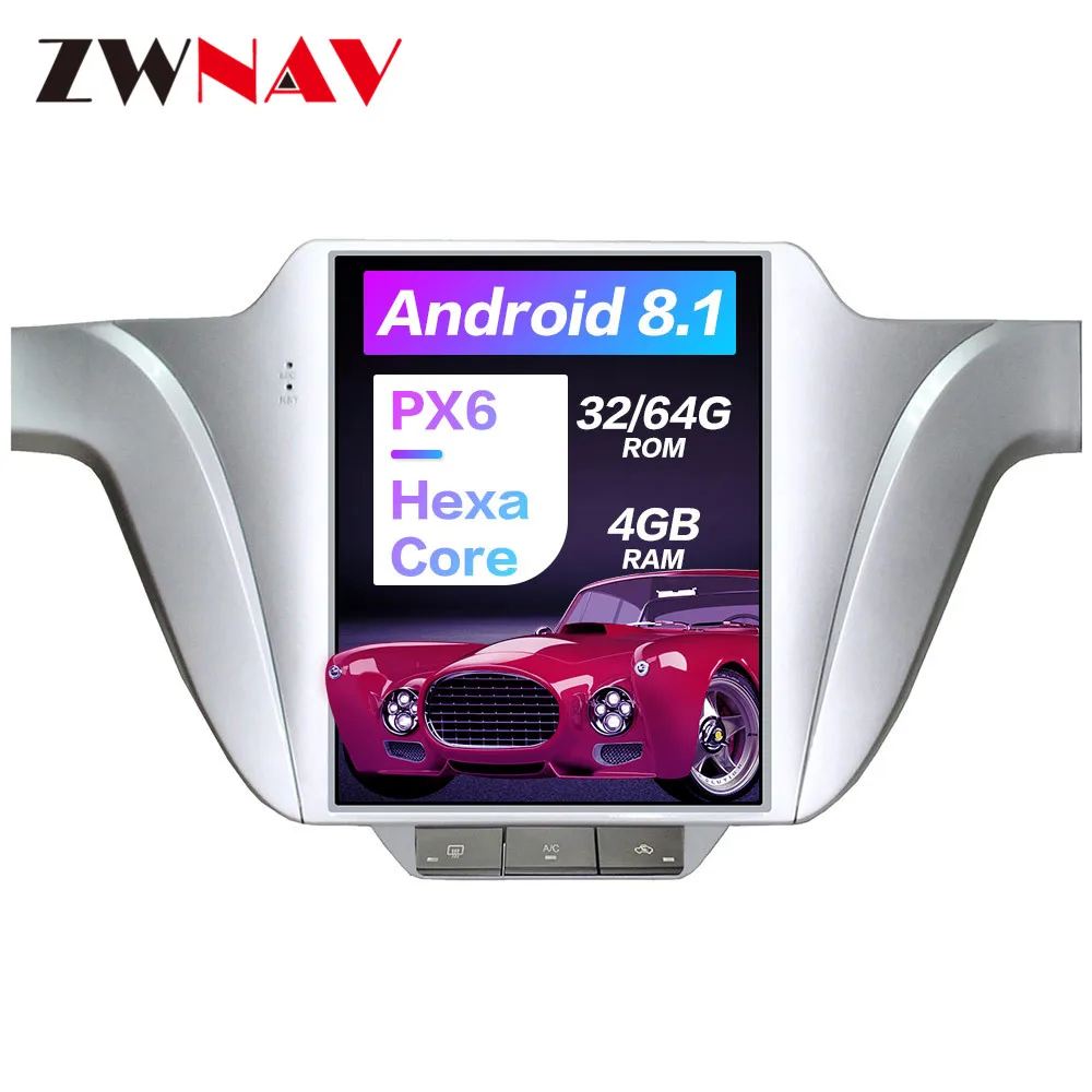 ZWNAV вертикальный экран Tesla Android 9 0 PX6 4 Гб + 64 Встроенный DSP CARPLAY для Volkswagen Lavida 2013-2017 gps