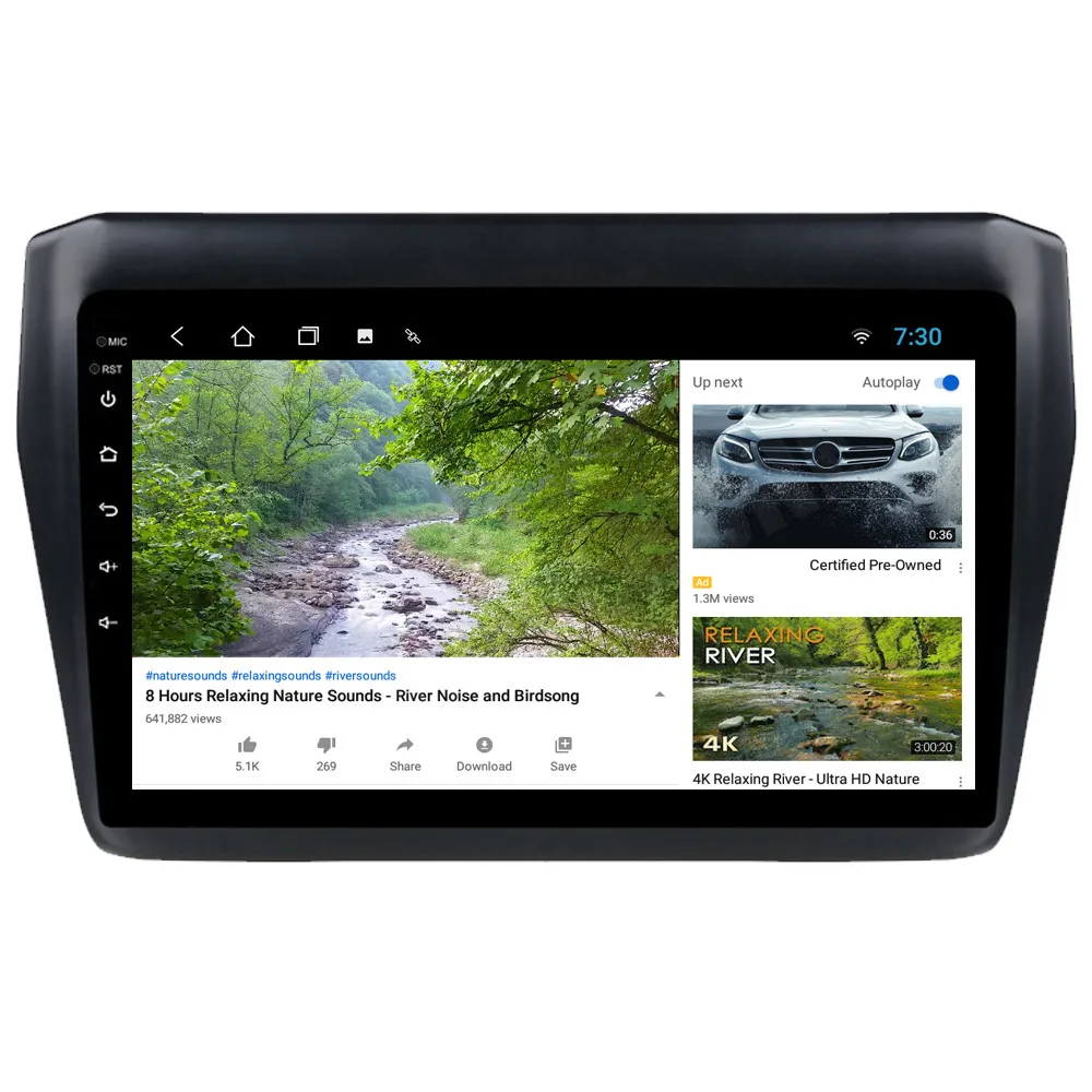 RoverOne автомобильный мультимедийный плеер Android 10 для Suzuki Swift 2018 Авторадио Bluetooth