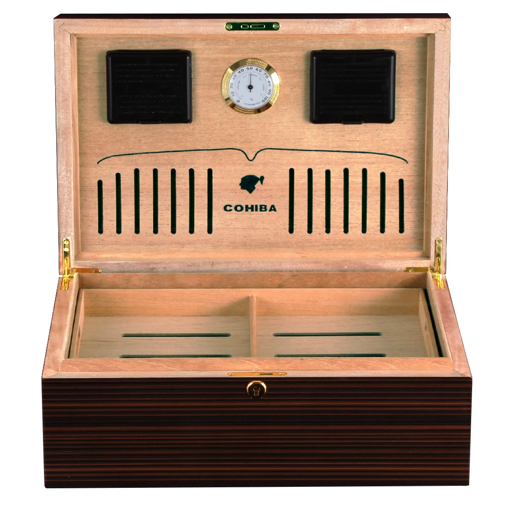 COHIBA высококачественный кедровый хьюмидор для сигар 80 Куба большая емкость