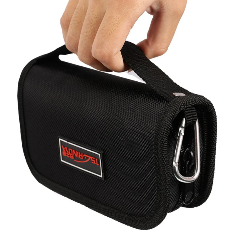 

TSURINOYA Sequins Bag 15CM*9CM*3CM Oxford cloth waterproof Spoon Bag Fishing Lure Bag High Capacity Fishing Tackle Bag