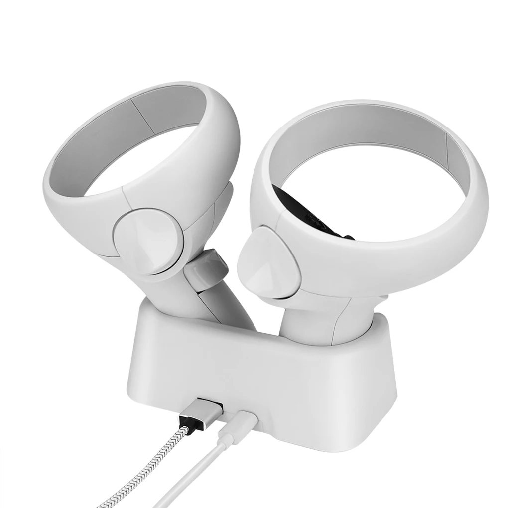 

Док-станция с зарядным устройством USB для Oculus Quest 2, подставка для быстрой зарядки с сенсорными контроллерами VR