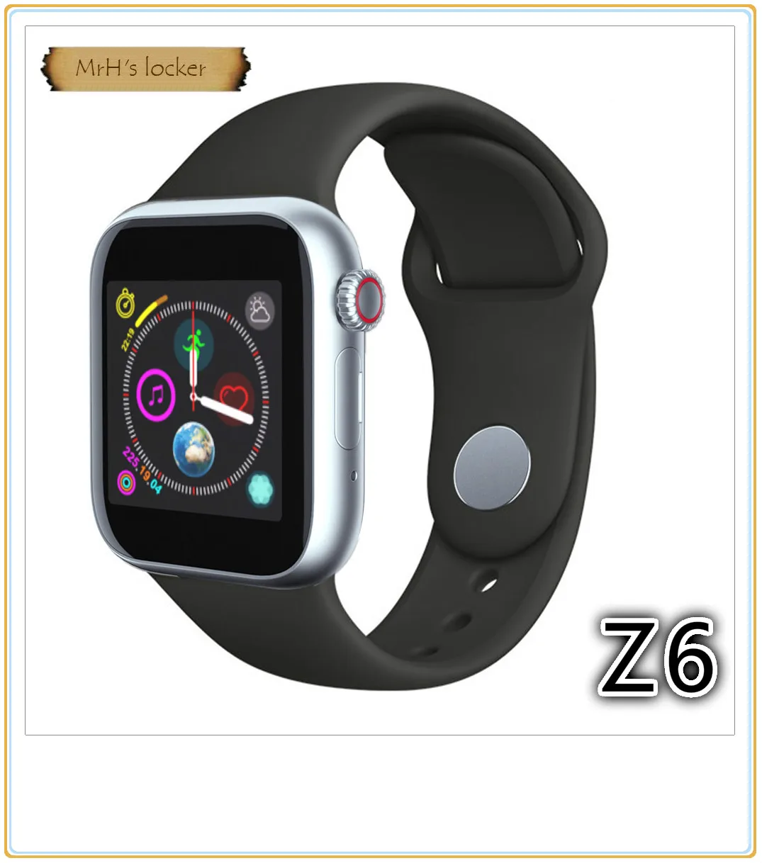 Z6 Android телефон смарт часы для мужчин женщин Smartwatch поддержка 2G SIM TF карта с