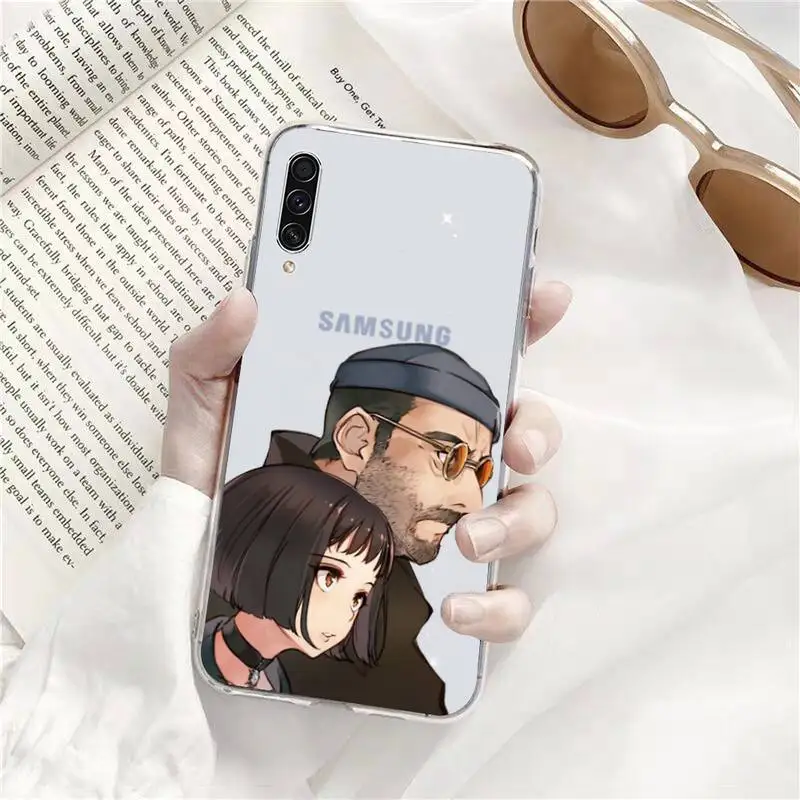 

Leon Matilda Natalie Portman Movie love Phone Transparent Samsung s9 s10 s20 Huawei honor P20 P30 P40 xiaomi note mi 8 9
