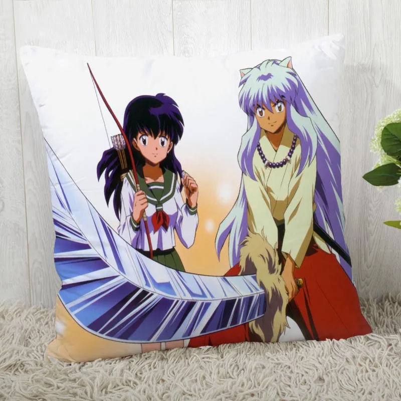 Наволочки на заказ InuYasha квадратная наволочка Рождественская Наволочка на молнии наволочка 40*40 см, 45*45 см(с одной стороны - Цвет: 5