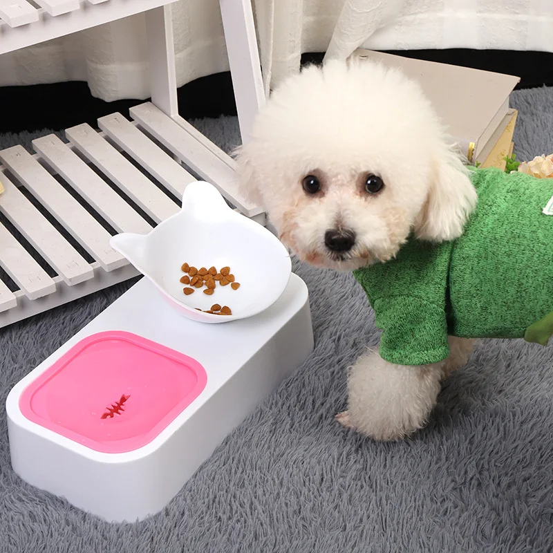 Миска для кошек миска воды домашних животных без пролива медленной собаки