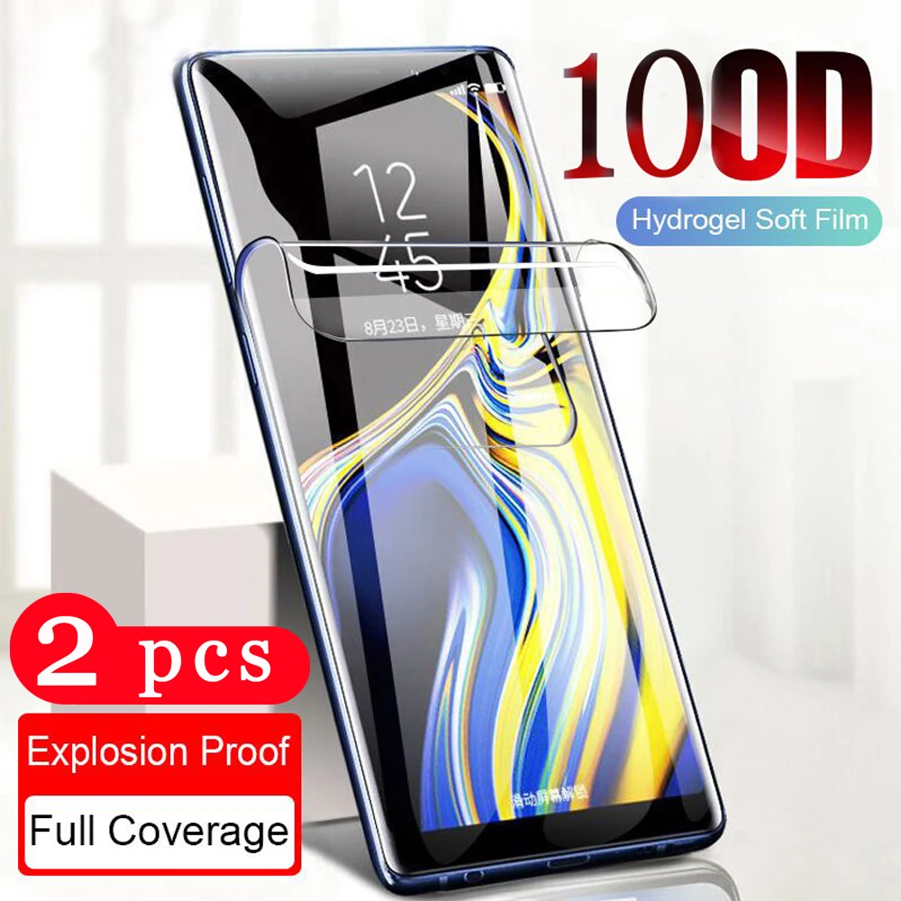 2 шт. мягкая Гидрогелевая пленка с полным покрытием для iphone 6 6s 7 8 plus Защитная