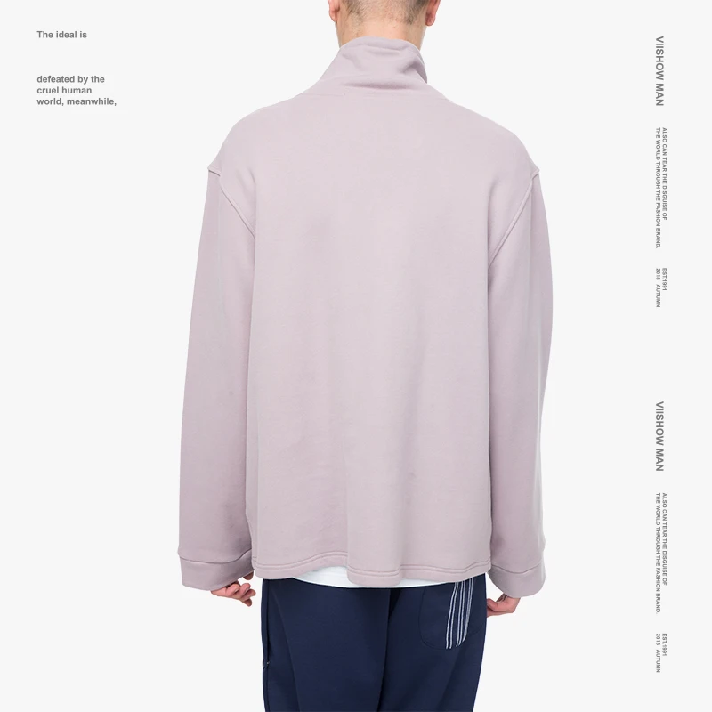 VIISHOW 2018 осенние толстовки мужские брендовые с принтом персонажей худи пуловер